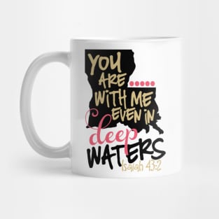 Isaiah 43:2 Louisiana Themed Bible Verse Mug